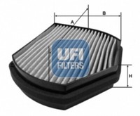 UFI Innenraumfilter Aktivkohle FüR Mercedes-Benz C-Klasse Chrysler Crossfire