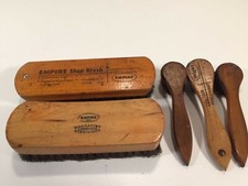 Set of Vintage Empire Shoe Brushes - 5 Brushes in all.
