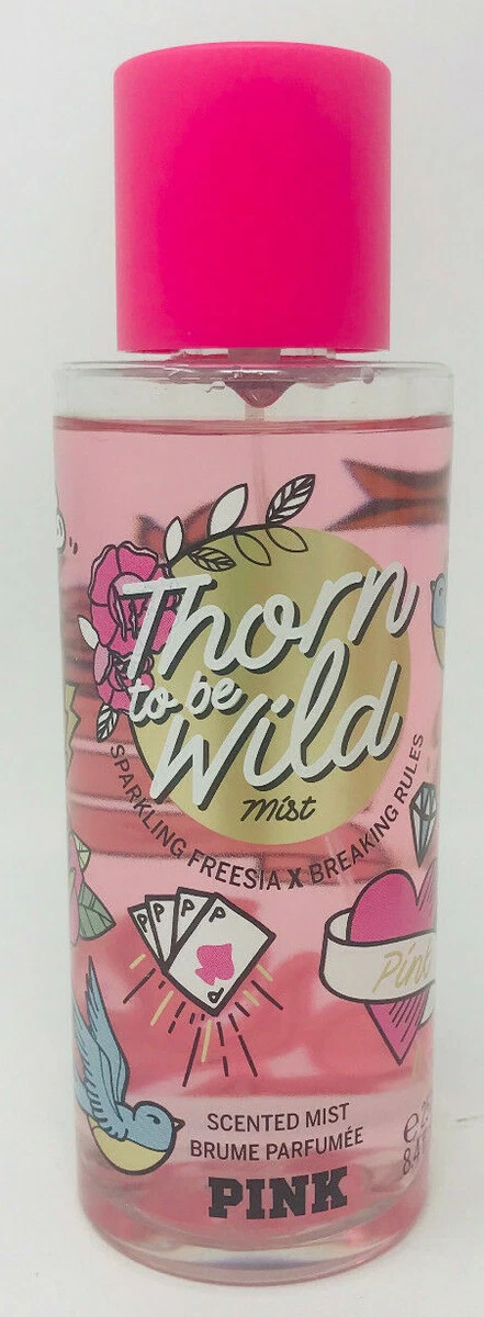 1 VICTORIA S SECRET PINK THORN TO BE WILD SCENTED BODY MIST