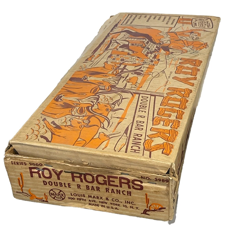 Juego Marx Roy Rogers Doble R Bar Rancho Años 50 - Raro CAJA SOLO LEER DESCRIPCIÓN Foto 3 de 4