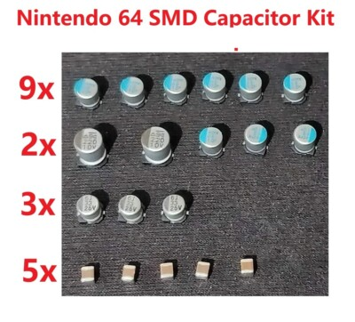 #ad #ad Nintendo 64 Capacitor Replacement Repair Kit FOR All Models $15.99