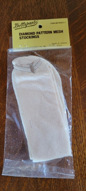 Vintage doll stocking