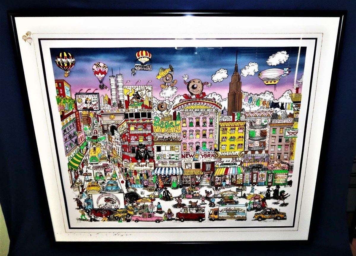 Charles Fazzino 3D Artwork BARGAINS ON ORCHARD STREET Artist
