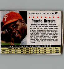 1961 Post #121, Pancho Herrera, Philadelphia Phillies