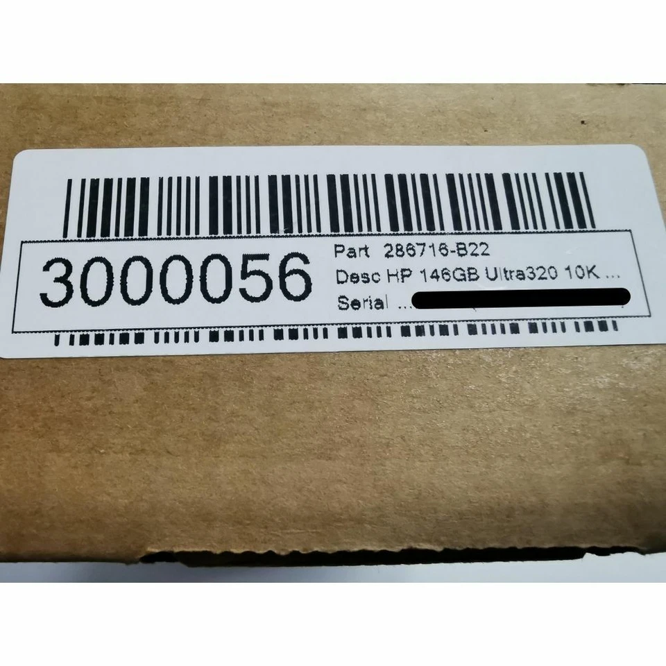 286716-B22 HP 146GB Ultra320 10K Hot Swap 3.5 HDD - Image 2 of 3