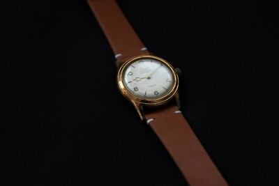 Lunesa Precision Incabloc Mechanische Uhr Vergoldet
