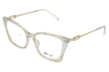 Brand New 2026 GENNY Women Eyeglasses GYV 434 C.03 Authentic Italy Rx Frame Case