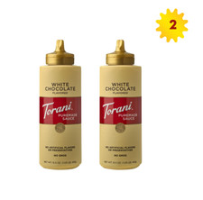 Torani Puremade White Chocolate Sauce, 16.5 oz x 2 bottles