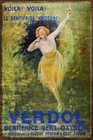 Verdol Dentifrice Vintage Toothpaste Advert, Aged Look Image on New Metal Sign