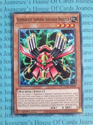 Superheavy Samurai Soulgaia Booster CYAC-DE005 Yu-Gi-Oh Karte 1. Auflage Neu