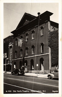 PC CPA US, WASHINGTON D.C., OLD FORDS THEATRE, ECHTFOTO POSTKARTE (b6362)