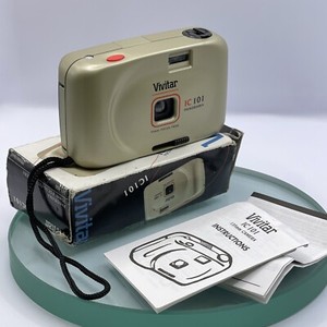 Vivitar IC 101 Panorama 35mm Compact Film Camera with box Excellent Condi# 636