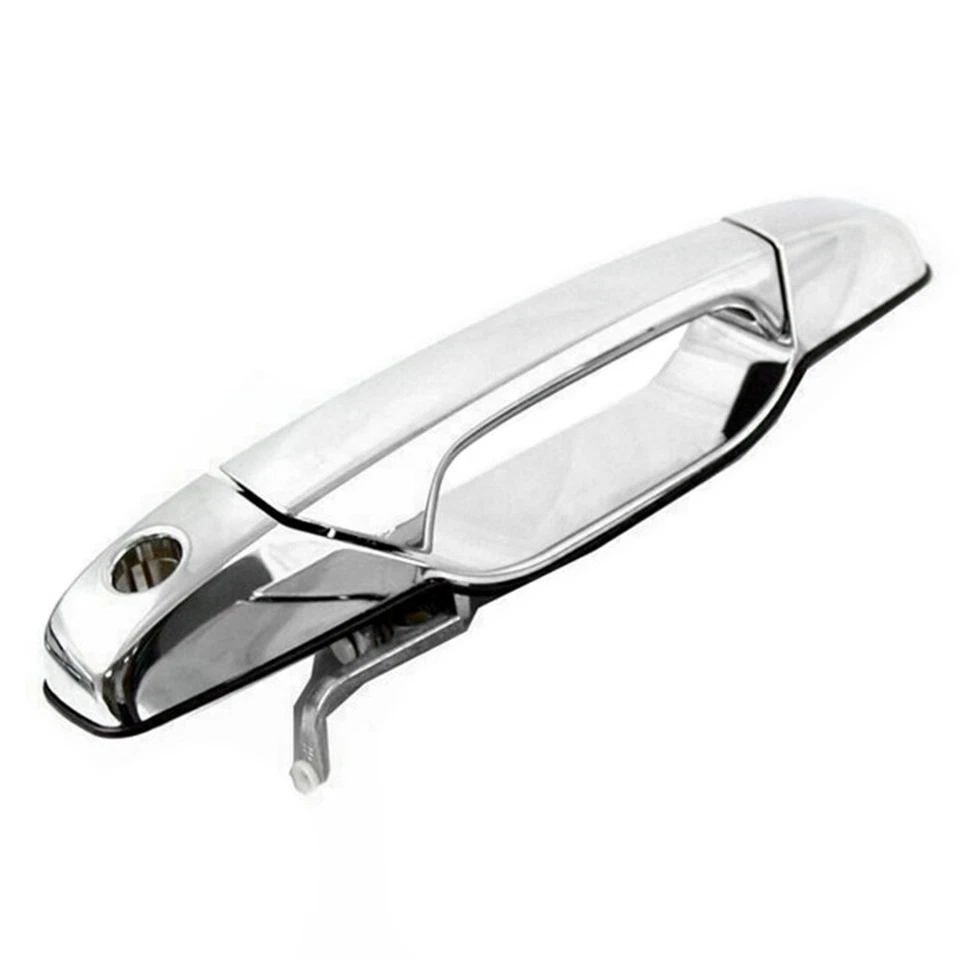 New Chrome Front Exterior Door Handle Set For 07-14 Silverado Sierra Escalade Foto 2 de 4