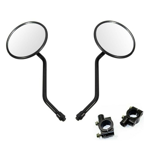 Pair of Universal Round Mirrors For Motorbike 22mm 7/8" bars Enduro Dirt Bikes eBay