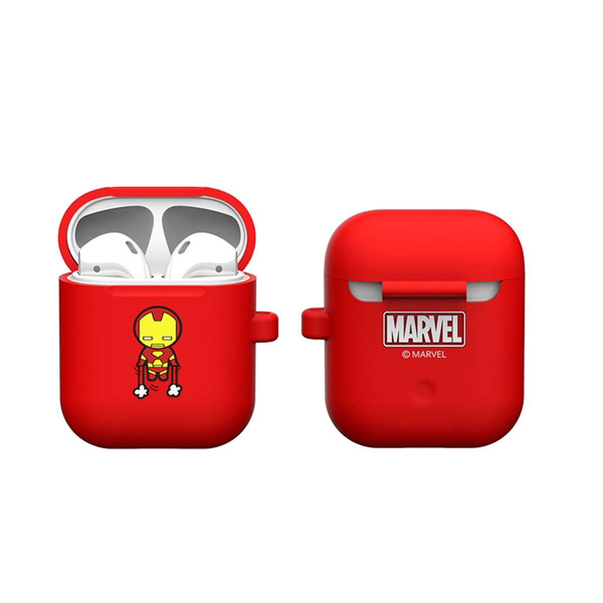Iron Man Marvel Airpods Case-Iron Man Protective Siliicon Skin
