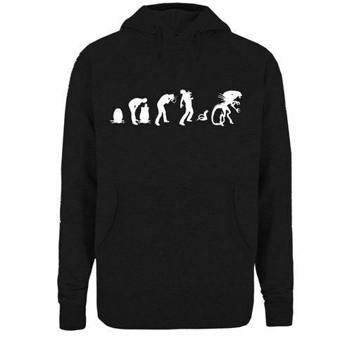 Alien Evolution Hoodie Sci-Fi Xenomorph Scary Movie Merchandise