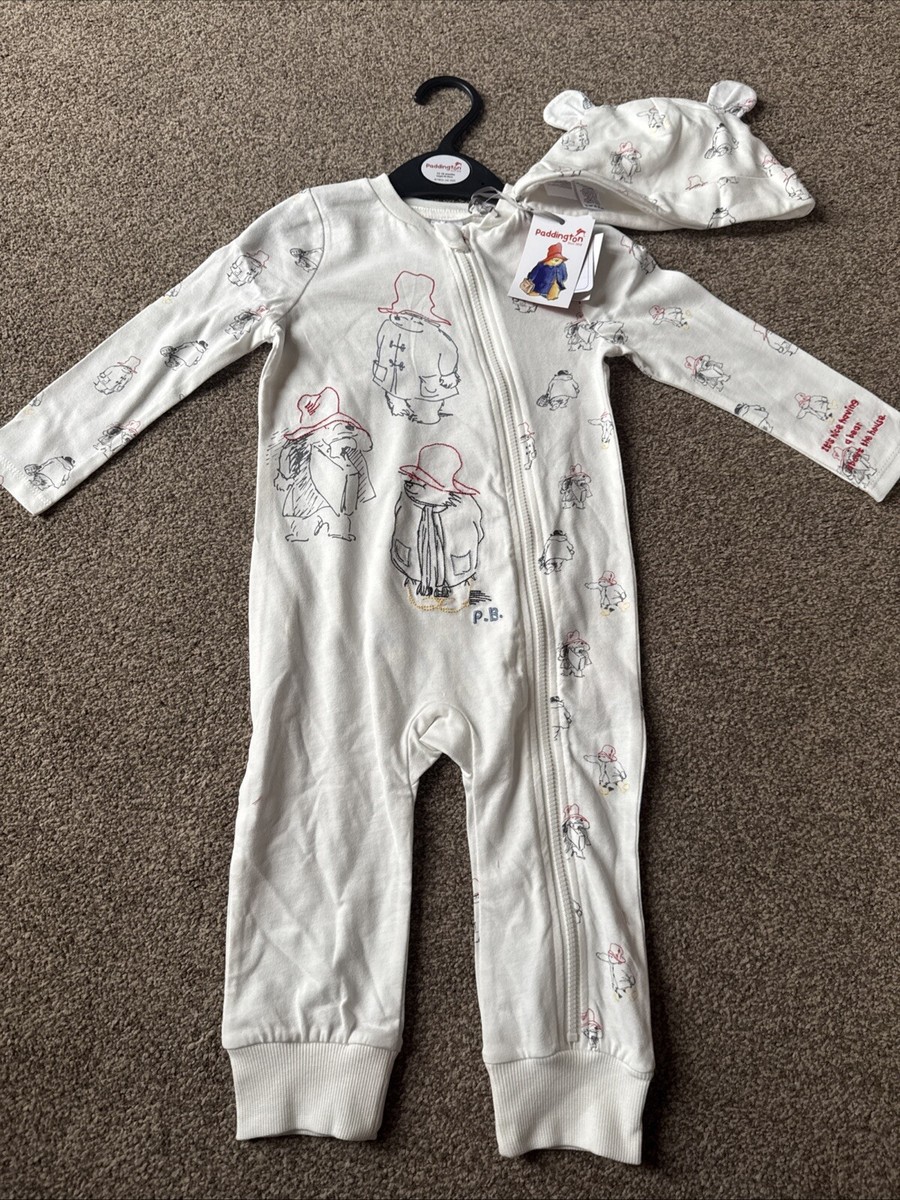 Paddington Terry Towelling Sleepsuits Marks And Spencer Paddington