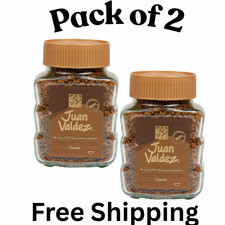 Juan Valdez Instant Coffee, Classic Freeze Dried, 3.52 Oz 2 PACK
