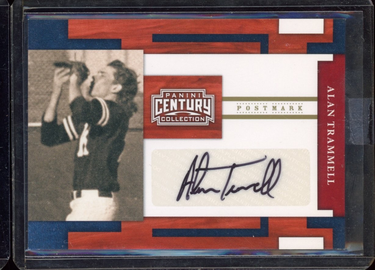 2010 Panini Century Collection Alan Trammell #93 POSTMARK /10 AUTO 