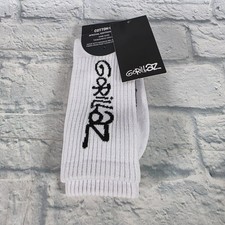 GORILLAZ Logo Officially Licensed Special Edition Sock White One Size New