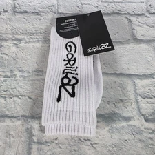 GORILLAZ Logo Officially Licensed Special Edition Sock White One Size New