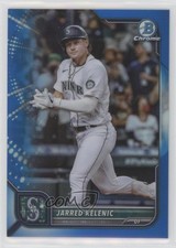 2022 Bowman Chrome Blue Refractor 124/150 Jarred Kelenic #37 uk2