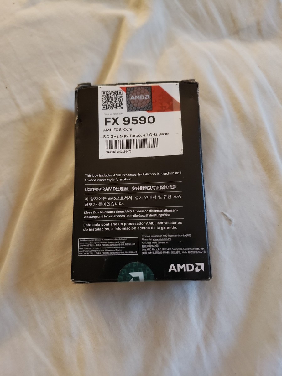 AMD FX Series FX-9590 GHz Octa-Core (FD9590FHHKWOF) Processor