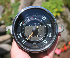 67 1967 Vdo Vw Bug Beetle Vintage 90 Mph Speedometer - 113957023b - Dated 9.67 67 1967 Vdo Vw Bug Beetle Vintage 90 Mph Speedometer - 113957023b - Dated 9.67