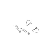 Scalextric C4428/09 Assy Bag for Subaru Impreza WRX (Mirrors, Wipers, etc.)