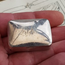 Sterling Silver Pocket Vinaigrette Antique B'ham circa 1801