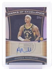 ANDREW NEMBHARD 2025-26 TOPPS MARKS OF EXCELLENCE AUTO #ME-AN Q0M-621