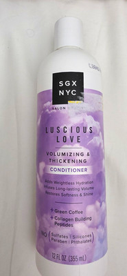 SGX NYC Luscious Love Volumizing Thickening Conditioner Sulfate-Free 12 fl oz
