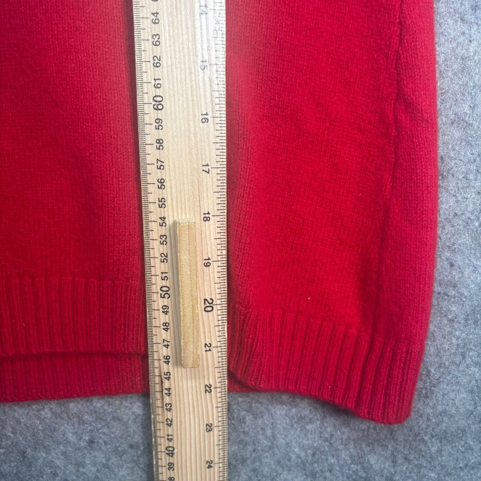 Seasalt Vest Womens Size UK 20 Red Merino Wool Nylon East View Knitted Regular - Image 3 of 4