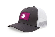 City Hat, Adjustable Snapback Trucker Baseball Cap (Phoenix, Grey White)