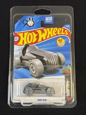 2026 MATTEL HOT WHEELS PASS 'N GO CAR 5/250 DROP TOPS 1/5 HASBRO W/ PROTECTOR