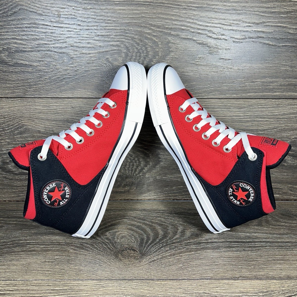 Converse Mens Chuck Taylor All Star High Street Mid Red  display picture 1