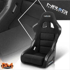 NRG INNOVATION FRP-311 Fiberglass Fixed Back Racing Bucket Seat w/Side Bracket