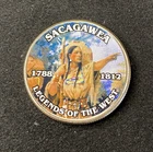 Colorized Kennedy Half Dollar Legends Of The West Sacagawea Free Shipping