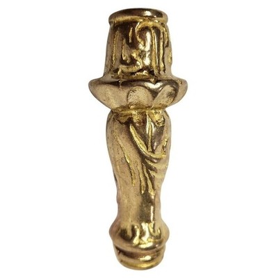 4-3/4'' Solid Brass Ornate Floral Floor Lamp Pole Break - Parts Only