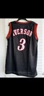 Allen Iverson Philadelphia 76ers Autographed Black Jersey #3 Basketball