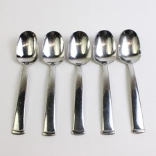 Lot Of 5 Retroneu Derby (Stainless) Flatware Soup Spoon 7.5" Long