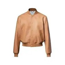 Louis Vuitton Camel Varsity Blue Jacket New Condition