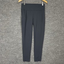 Orvis Leggings Women s S Dark Gray Zip Cargo Pocket Stretch High Waist Pull On