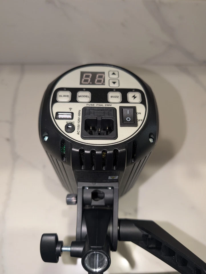 Godox E250 Strobe Flash LIghting Lamp and Godox AT Series Studio Flash Trigger - Image 3 of 4