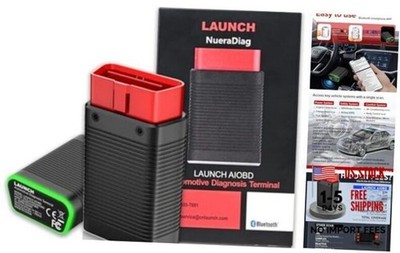 LAUNCH AIOBD Bluetooth OBD2 Scanner, Free Engine Diagnostics, Optional