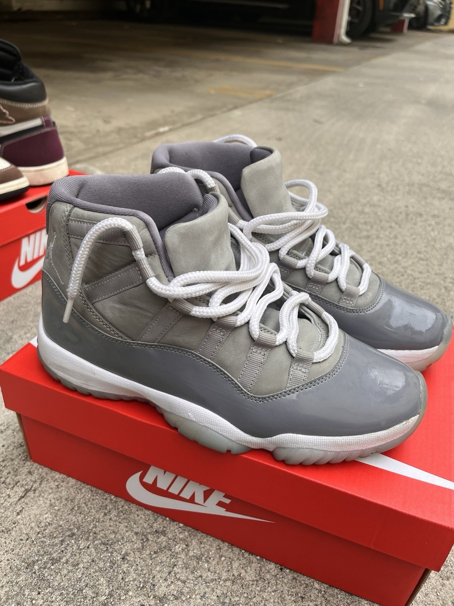 Nike air jordan 11 cool Grey worn 2001 Air Jordan 11 Cool Grey Sz 12 136046 011 WORN NO OG BOX  main image 2