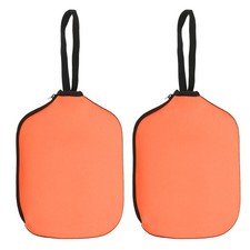 Pickleball Paddle Cover Universal 11.8x8.6 Inch,2 Pack,Orange