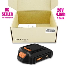 NEW 4.0Ah For WORX 20V 4.0Ah Compact Battery Lithium-Ion WA3525 2.0Ah WA3575 US