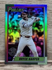 2025 Topps Update Series - 1990 Topps Baseball  Bryce Harper #U90-15 - Phillies