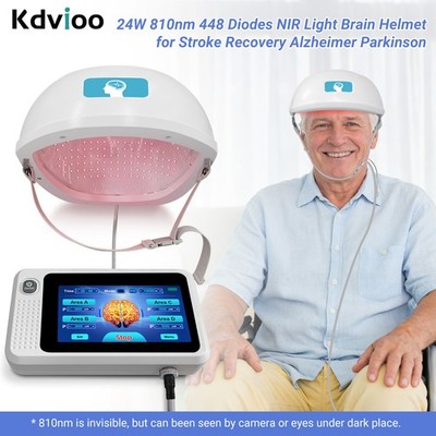 Upgraded 810nm 24W NIR Brain Helmet 448 Diodes for Neurological Health Support